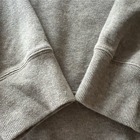 VTG Ralph Lauren polo hooded jacket XL full zip brown 100% cotton knit sweater - Picture 8 of 15